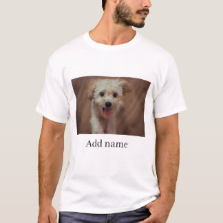 T-shirt Photo personnalisée et nom personnalisé  