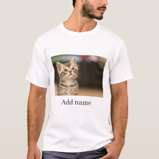 T-shirt Photo personnalisée et nom personnalisé  
