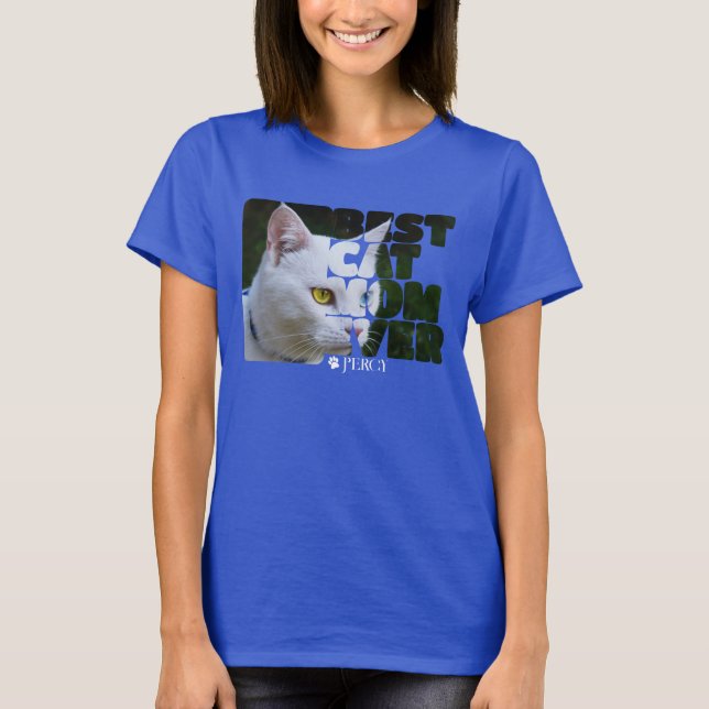 T-shirt Photo Personnalisée Et Texte Personnalisé Meilleur (Devant)