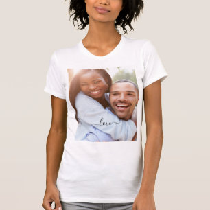 T-shirt Photo personnalisée et texte votre propre design -