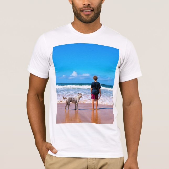 T-shirt Photo personnalisée Faites votre propre design - J (Devant)