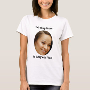 T-shirt Photo Personnalisée Fun Couple Visage Personnalisé