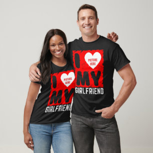 T-SHIRT PHOTO PERSONNALISÉE J'AIME MA RELATION DE PETITE A