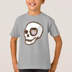 T-shirt Photo personnalisée Jour du crâne des morts effray