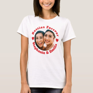 T-shirt photo personnalisée meilleurs amis