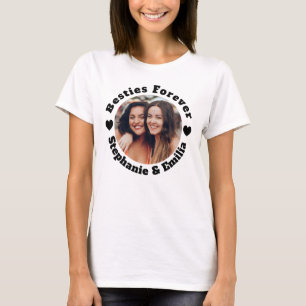 T-shirt Photo personnalisée meilleurs amis BFF