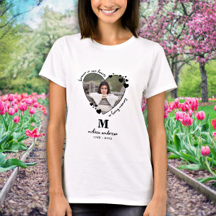 T-shirt Photo personnalisée Mémorial de l'amour Mémoire fu
