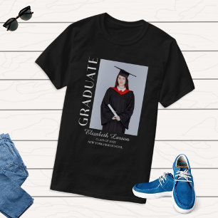 T-shirt Photo personnalisée Moderne Élégant Partie de Grad
