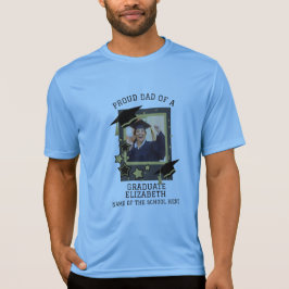 T-shirt Photo personnalisée Papa fier d'un diplômé