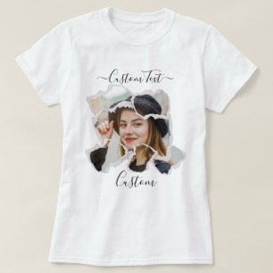 T-shirt Photo personnalisée style vintage