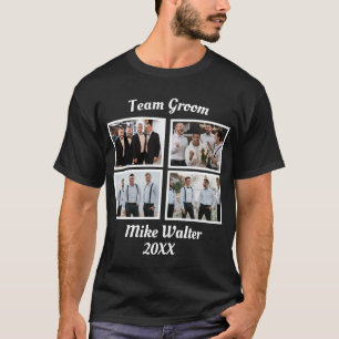 T-shirt Photo personnalisée Team Groom 4