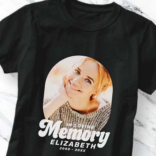 T-shirt Photo personnalisée Vintage Retro (Créateur téléchargé)
