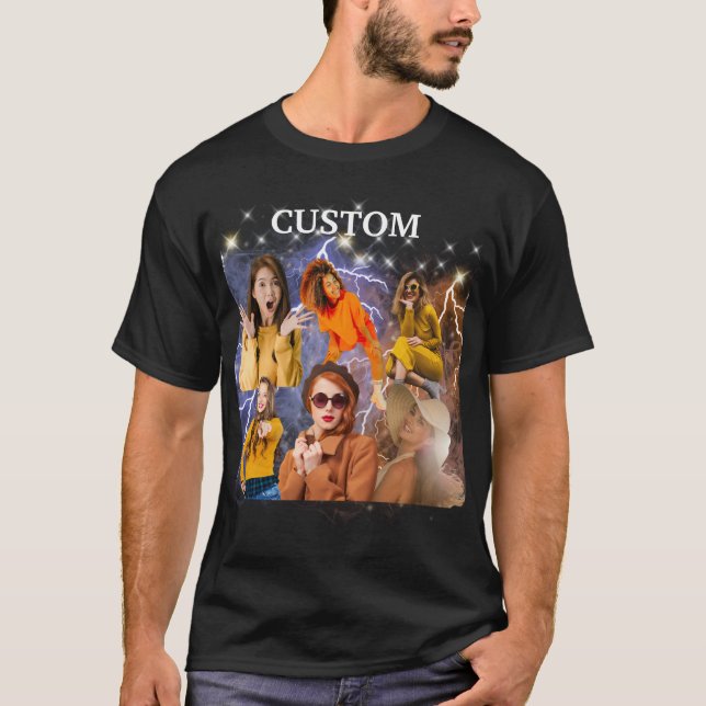 T-shirt Photo personnalisée Votre propre idée de démarrage (Devant)