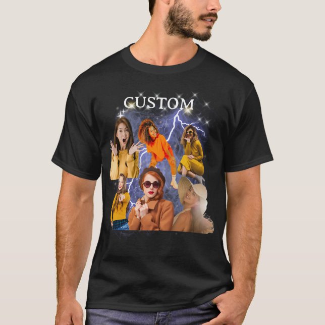 T-shirt Photo personnalisée Votre propre idée de démarrage (Devant)