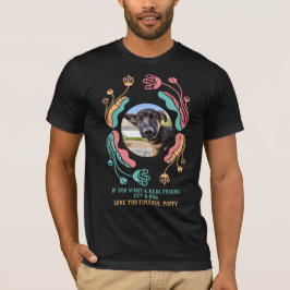 T-shirt Photo pour animaux de compagnie, design de cadre f