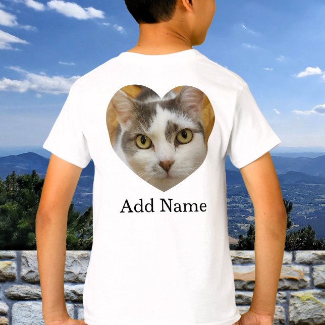T-shirt Photo Précédente Personnalisée Et Texte Facultatif (Créateur téléchargé)