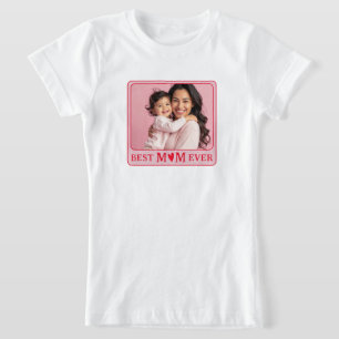 T-Shirt Photo Rose Maman Incroyable