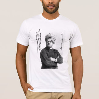 T-shirt Photo signée célèbre 1893 de Vivekananda sur la