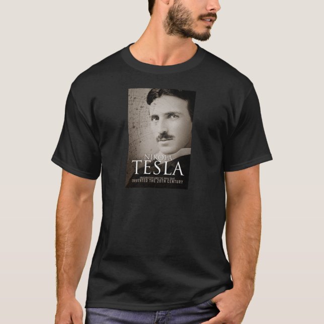 T-shirt Photo vintage Nikola Tesla (Devant)