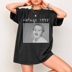 T-shirt Photo Vintage Personnalisé Et Anniversaire Nostalg