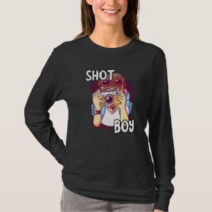 T-shirt Photographe a pris une photo de garçon objectif d'