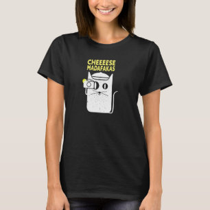 T-shirt Photographe amusant Photo de chat Caméra Pullove