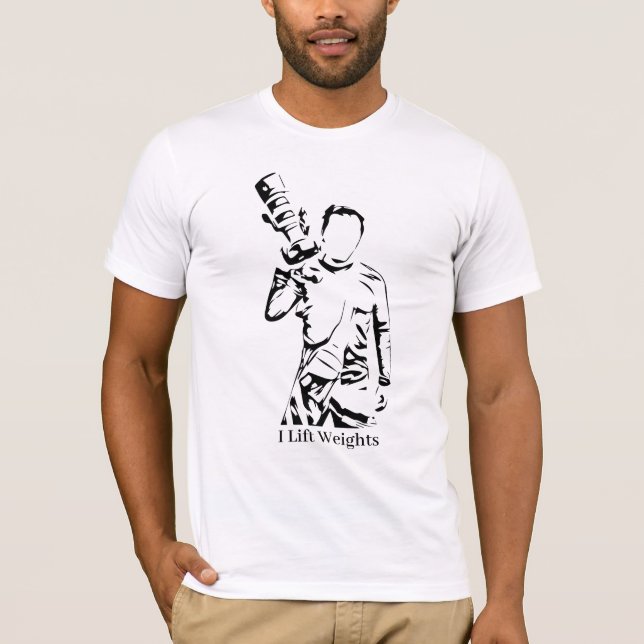 T-shirt Photographe avant et arrière personnalisable (Devant)