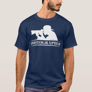 T-shirt Photographe Caméra Photojournaliste Le