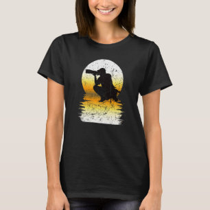 T-shirt Photographe Caméra Retro Caméra de photographie