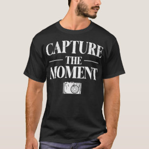 T-shirt Photographe Capturez Le Moment Photographie Appare