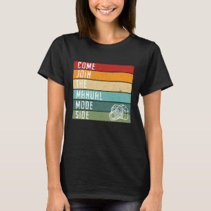 T-shirt Photographe Cool Caméra Homme Mode manuel photo