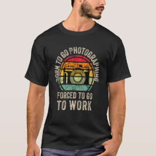 T-shirt Photographe cool Caméra Photographie graphique Hom