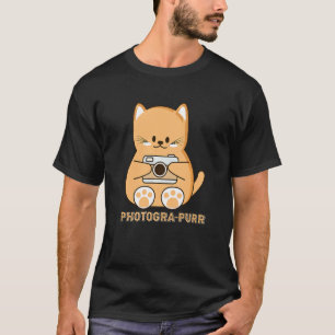 T-shirt Photographe de chat pun