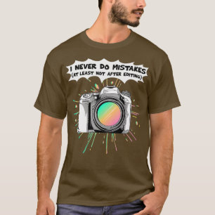 T-shirt Photographe de la journée Cameraman photographe