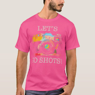 T-shirt Photographe Faisons Des Photos Appareil Photo Vint