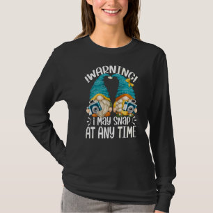 T-shirt Photographe Gnomes Avertissement Je Peux Le Regard
