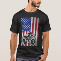 Photographe Photographe Drapeau américain Lover
