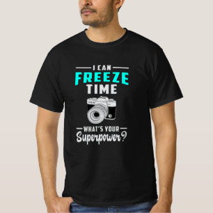 T-shirt Photographe Photographe Superpower Drôle Drôle cad
