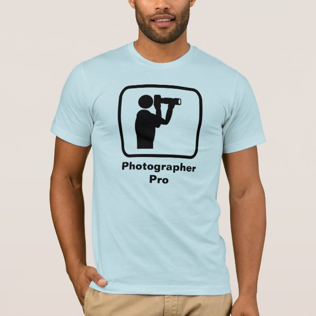 T-shirt Photographe Pro (Devant)