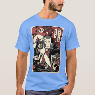 T-SHIRT PHOTOGRAPHE SAMURAI HOMMES PHOTO JAPONAIS