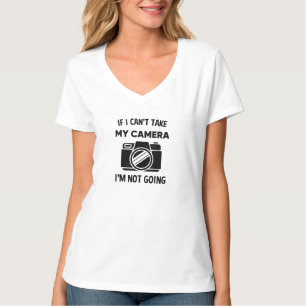 T-shirt Photographe Si Je Ne Peux Pas Prendre Mon Appareil