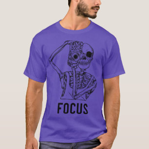 T-shirt Photographes Skeleton Focus