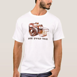 T-shirt Photographie ajouter votre texte ici/créer votre p