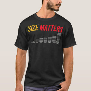 T-shirt Photographie Camera Lens Taille Matière Photograph