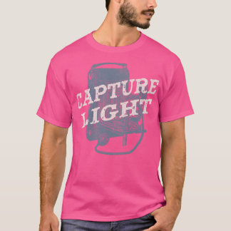 T-shirt Photographie Capture Caméra Vintage