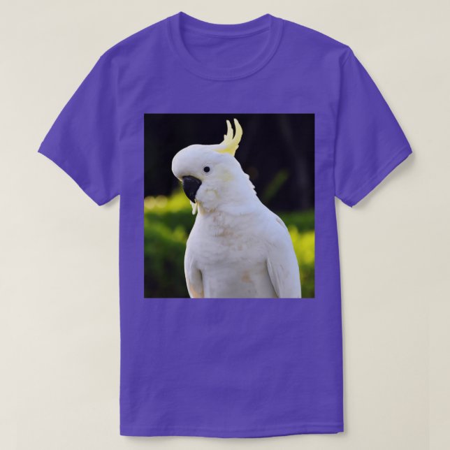 T-shirt Photographie de Cockatoo au soufre concassé (Design devant)