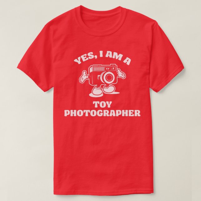 T-shirt Photographie de jouets Photographe miniature Camér (Design devant)