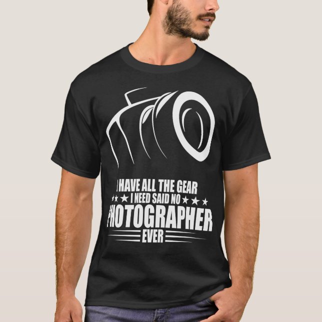 T-shirt Photographie de la caméra de la chemise d'amour (Devant)