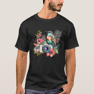 T-shirt Photographie de la nature Amour Fleurs et Papillon