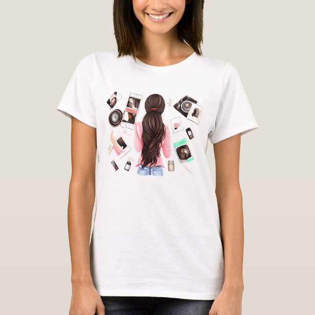 T-shirt Photographie de moments capturés (Devant)